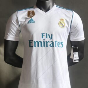 Real Madrid 2017/18 Retro Home Player Edition Jersey