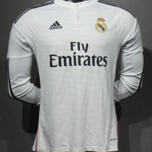 Real Madrid 2014/15 Retro Home Player Edition Long-Sleeve Jersey