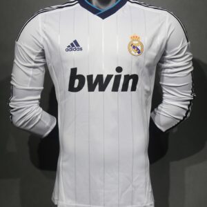 Real Madrid 2012/13 Retro Home Player Edition Long-Sleeve Jersey