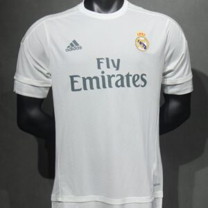 Real Madrid 2015/16 Retro Home Player Edition Jersey