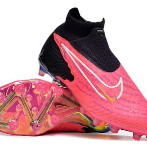 Nike Phantom GX High Top Waterproof Full Knitted Original Electroplated Bottom AG Football Shoes
