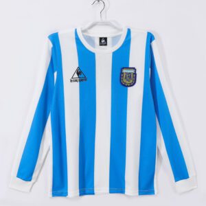 Argentina 1986 Home Long Sleeve Jersey for Kids